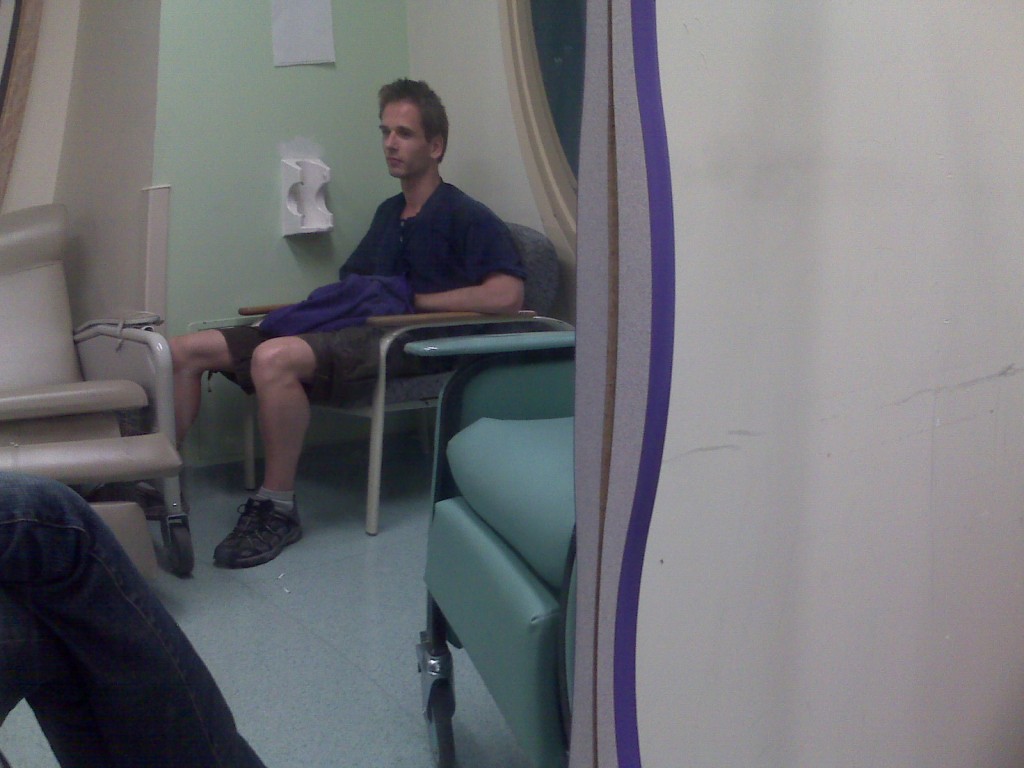 hospital At the hospital, with the wonky mirror