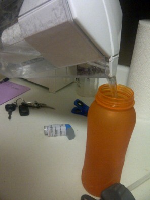 water bottle