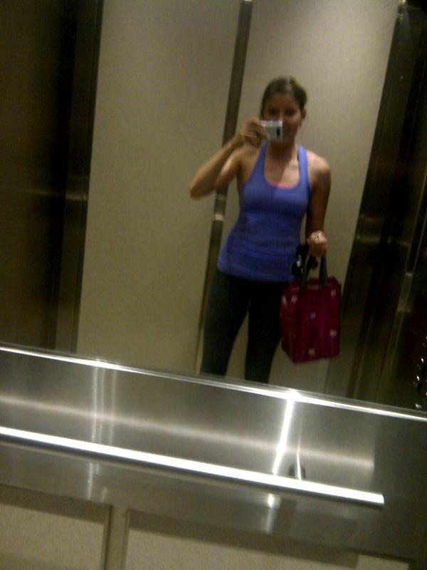 Purple lululemon tnak