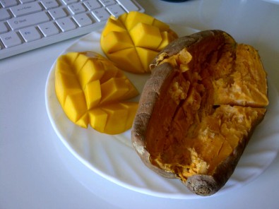 sweet potato and mango