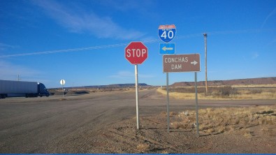 New Mexico stop sign