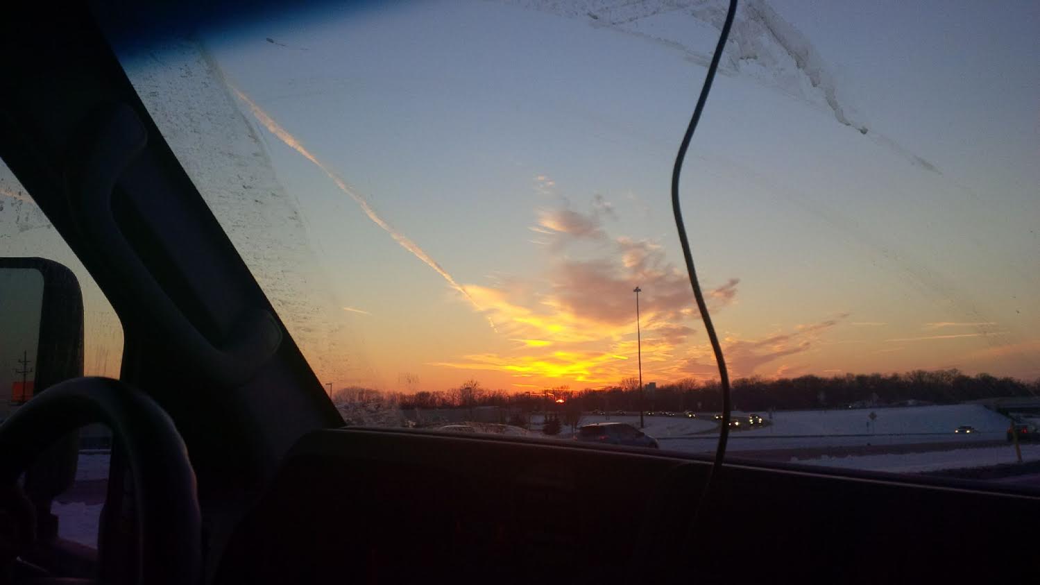 sunset in the uhal