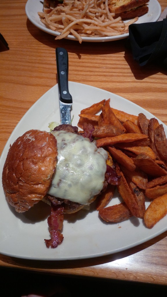 Half pound burger