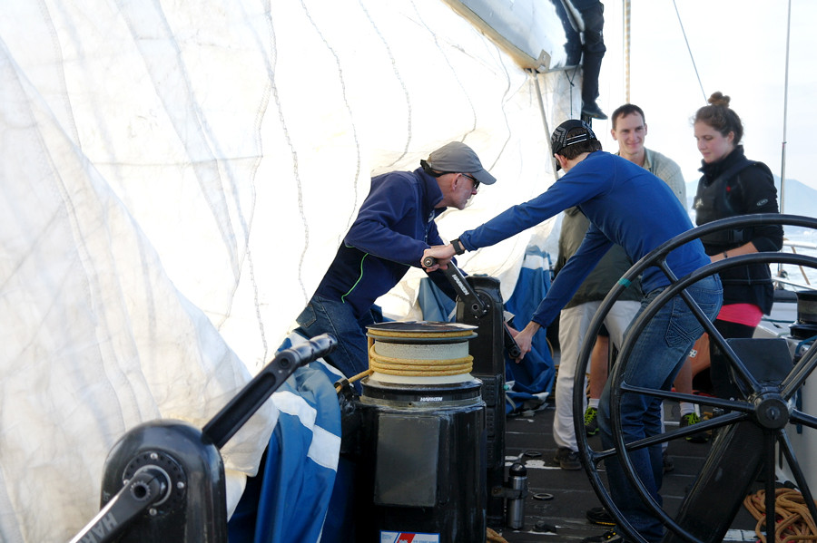 Sailing San Francisco Bay on an America's Cup Yacht