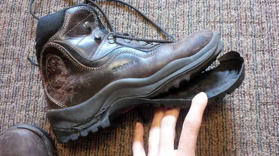 timberland soles falling apart