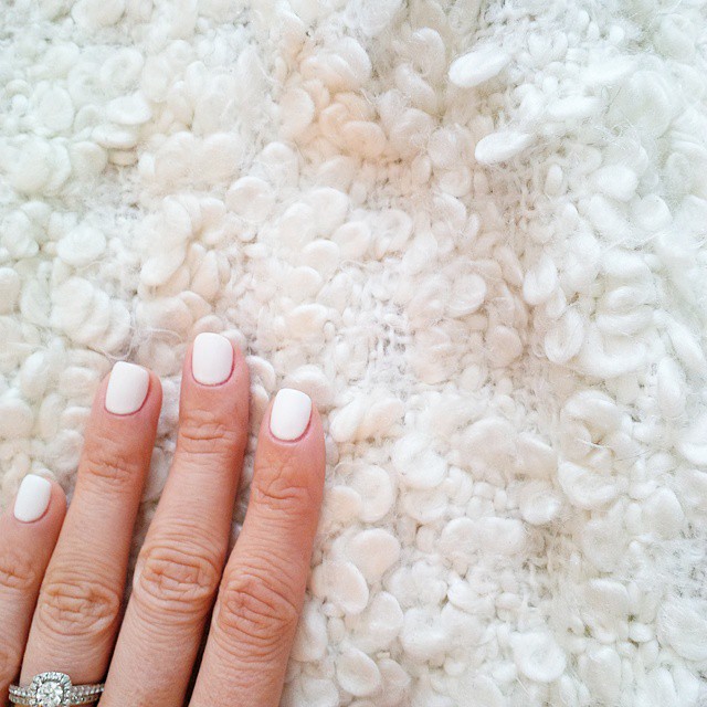 White shellac on sale nails