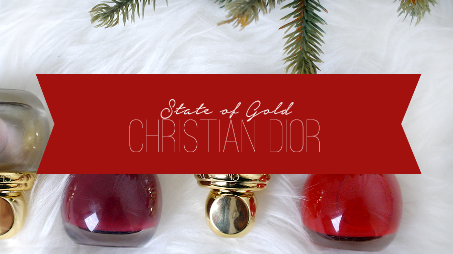Dior State of Gold nail polishes
