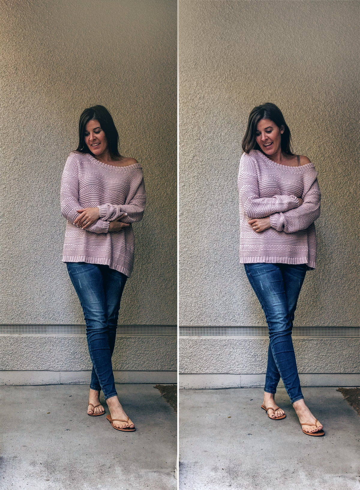 Pink-Sweater-OOTD