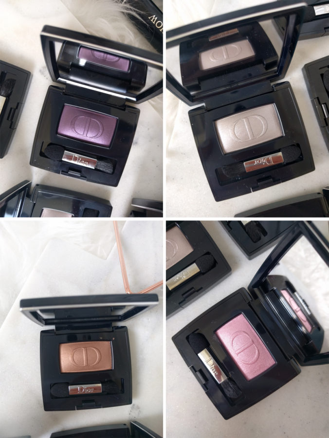 DIOR DIORSHOW MONO EYESHADOW in 4 colours!